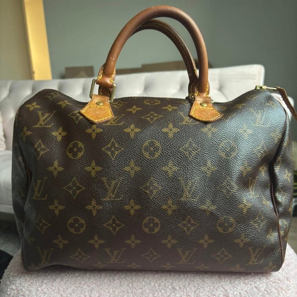 Louis Vuitton Speedy 30 Monogram Brown Travel Bag - Picture 5 of 11